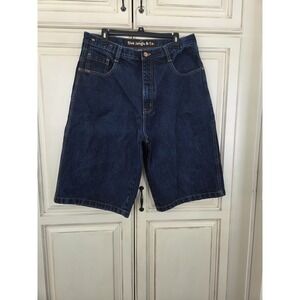 5ive Jungle & Co Denim Baggy Shorts Men's 36 Skater‎ Loose